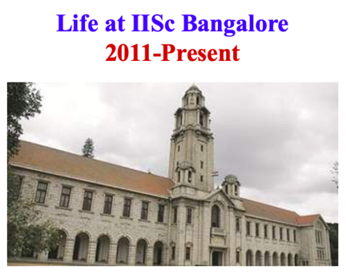 IISc (2011- Present)